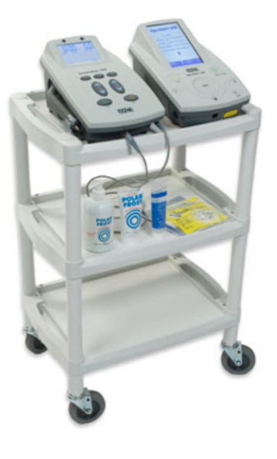 Three Shelf Mobile Ultrasound Cart